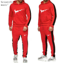 Load image into Gallery viewer, New 2019 Brand Tracksuit Men Thermal Men Sportswear Sets Fleece Thick Hoodie+Pants Sporting Suit Casual Sweatshirts Sport Suit