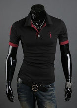 Load image into Gallery viewer, 2018 Hot Mens Polo Shirt Brands Male Short Sleeve Fashion Casual Slim Deer Embroidery Printing Polos Men Jerseys