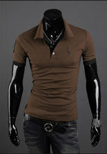 Load image into Gallery viewer, 2018 Hot Mens Polo Shirt Brands Male Short Sleeve Fashion Casual Slim Deer Embroidery Printing Polos Men Jerseys