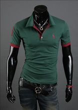 Load image into Gallery viewer, 2018 Hot Mens Polo Shirt Brands Male Short Sleeve Fashion Casual Slim Deer Embroidery Printing Polos Men Jerseys