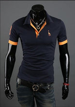 Load image into Gallery viewer, 2018 Hot Mens Polo Shirt Brands Male Short Sleeve Fashion Casual Slim Deer Embroidery Printing Polos Men Jerseys