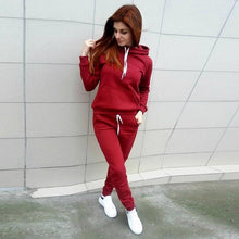 Load image into Gallery viewer, Autumn Casual 2 Pieces Suit Women Hoodies Tops Tracksuit Sweat Suit Women's Set