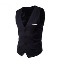 Load image into Gallery viewer, 2019 New Arrival Dress Vests For Men Slim Fit Mens Suit Vest Male Waistcoat Homme Casual Sleeveless Formal Business Jacket 23