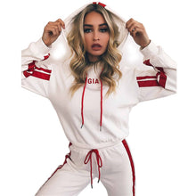 Load image into Gallery viewer, Women's Sports Suits Sexy Tracksuit Women Jogging Suit 2 Two Piece Set Sportswear Track Suit Women Sport Set Workout
