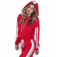 Load image into Gallery viewer, Women's Sports Suits Sexy Tracksuit Women Jogging Suit 2 Two Piece Set Sportswear Track Suit Women Sport Set Workout