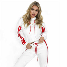 Load image into Gallery viewer, Women's Sports Suits Sexy Tracksuit Women Jogging Suit 2 Two Piece Set Sportswear Track Suit Women Sport Set Workout