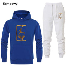 Load image into Gallery viewer, Autumn Hot Sale Men's Sets hoodies+pants Two Pieces Sets Casual Tracksuit Male Casual Sweatshirt Fitness trouser