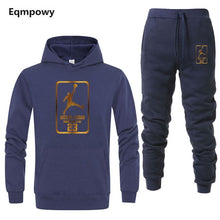 Load image into Gallery viewer, Autumn Hot Sale Men's Sets hoodies+pants Two Pieces Sets Casual Tracksuit Male Casual Sweatshirt Fitness trouser