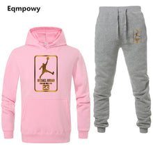 Load image into Gallery viewer, Autumn Hot Sale Men's Sets hoodies+pants Two Pieces Sets Casual Tracksuit Male Casual Sweatshirt Fitness trouser