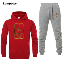 Load image into Gallery viewer, Autumn Hot Sale Men's Sets hoodies+pants Two Pieces Sets Casual Tracksuit Male Casual Sweatshirt Fitness trouser