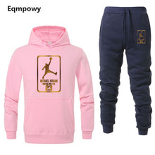 Load image into Gallery viewer, Autumn Hot Sale Men's Sets hoodies+pants Two Pieces Sets Casual Tracksuit Male Casual Sweatshirt Fitness trouser