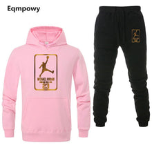 Load image into Gallery viewer, Autumn Hot Sale Men's Sets hoodies+pants Two Pieces Sets Casual Tracksuit Male Casual Sweatshirt Fitness trouser
