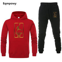 Load image into Gallery viewer, Autumn Hot Sale Men's Sets hoodies+pants Two Pieces Sets Casual Tracksuit Male Casual Sweatshirt Fitness trouser