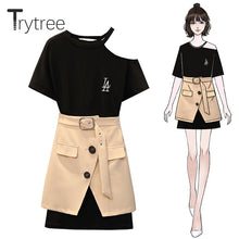 Load image into Gallery viewer, Trytree Women top two piece set