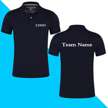 Load image into Gallery viewer, Top Quality Summer Short Sleeve Solid Classic Polo Shirts Custom Printed Design Photo Logo For Business Staff Company Uniform