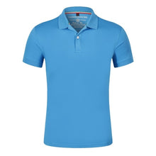 Load image into Gallery viewer, Top Quality Summer Short Sleeve Solid Classic Polo Shirts Custom Printed Design Photo Logo For Business Staff Company Uniform