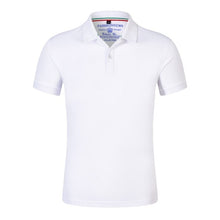 Load image into Gallery viewer, Top Quality Summer Short Sleeve Solid Classic Polo Shirts Custom Printed Design Photo Logo For Business Staff Company Uniform